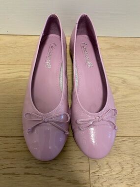 L’Intervalle Ballerina Flats - Lilac Patent Bow Ballet Flats